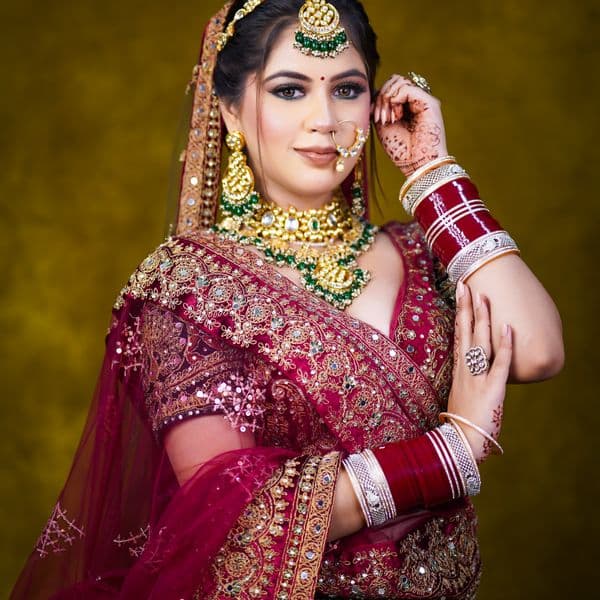 Beautiful Indian bride by Niharika Beauty World